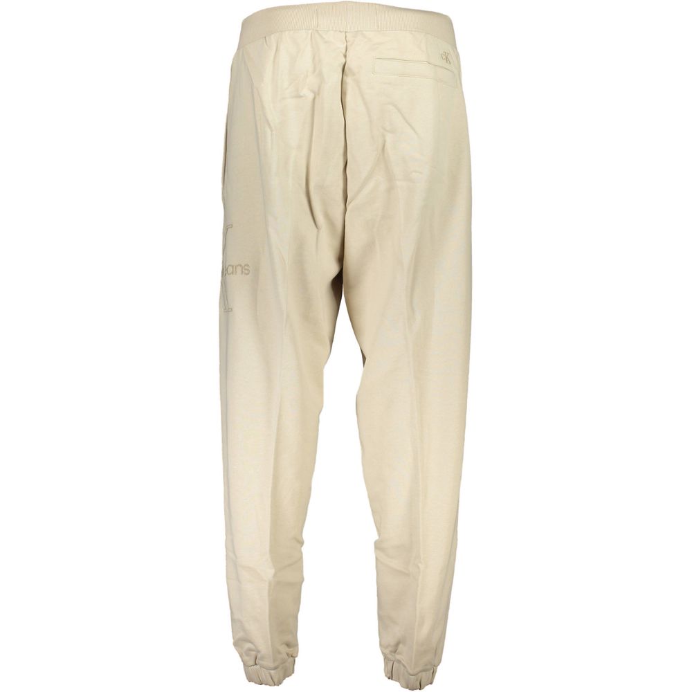 Calvin Klein Beige Cotton Men's Sweatpant | Regal Royce