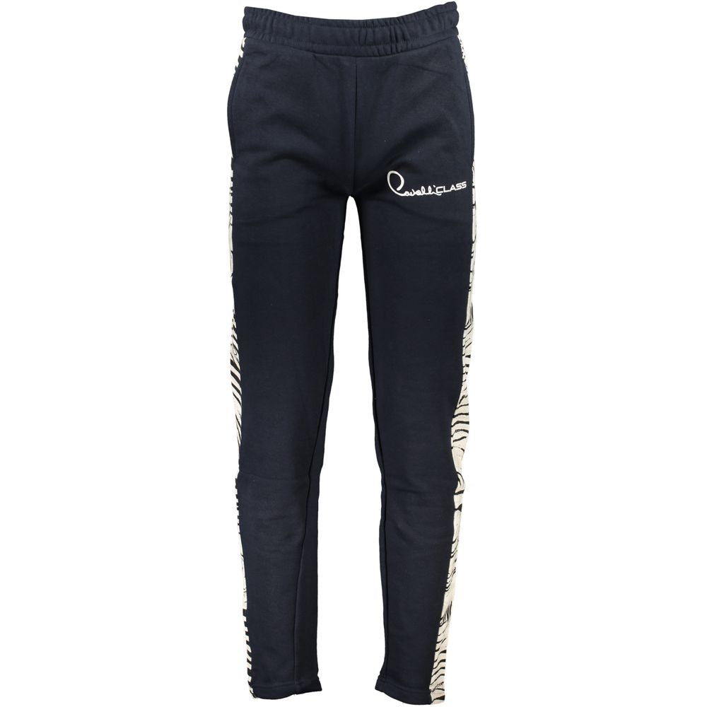 Cavalli Class Blu Cotton Men's Sweatpants | Regal Royce