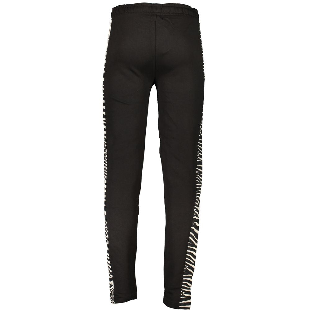Cavalli Class Black Cotton Men's Sweatpants | Regal Royce