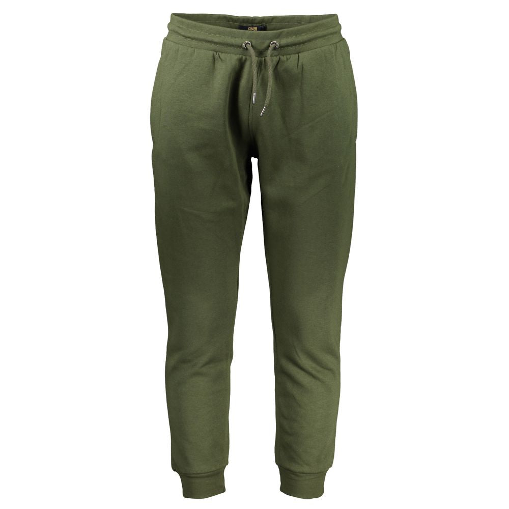 Cavalli Class Verde Polyester Men Sweatpant | Regal Royce