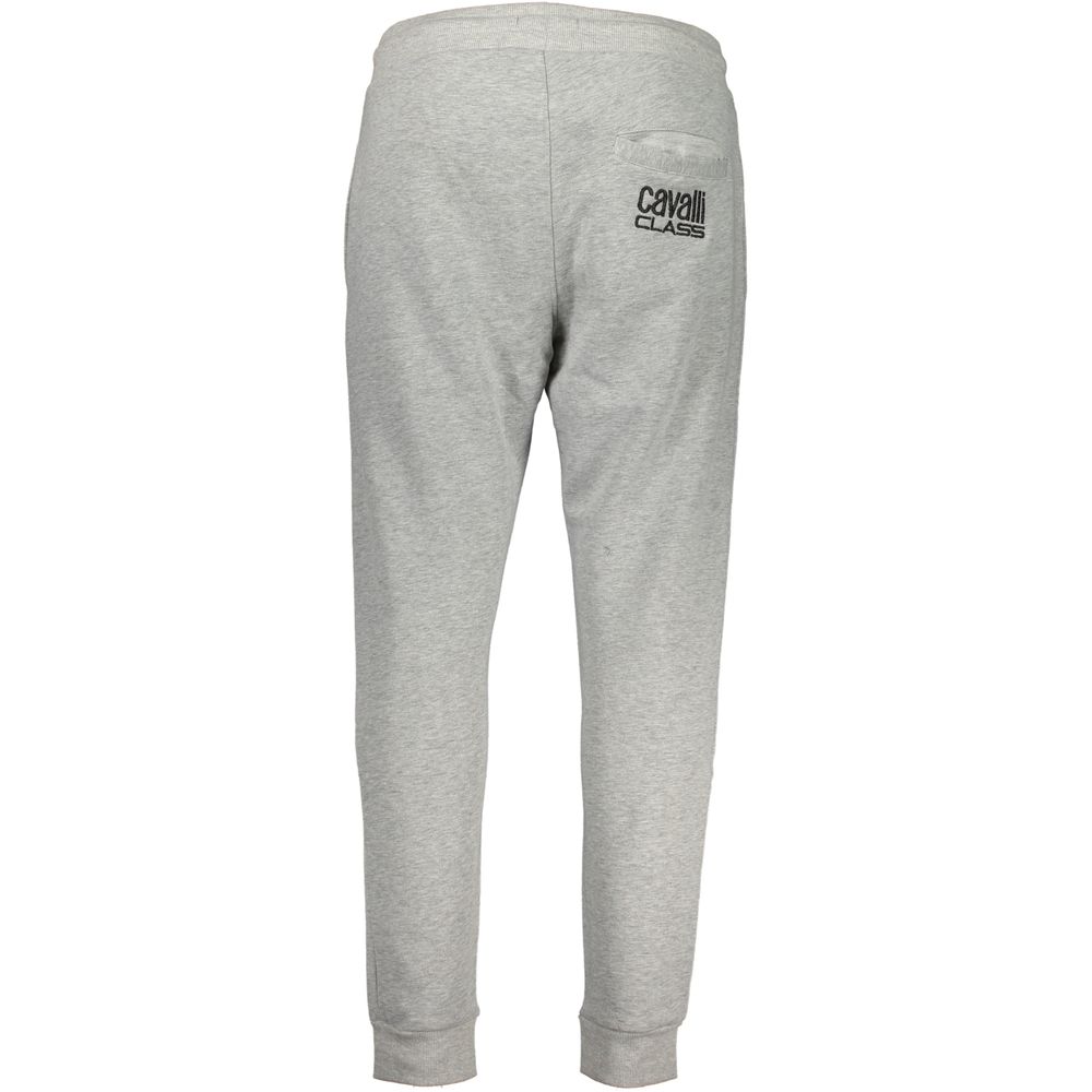 Cavalli Class Grigio Polyester Men's Sweatpant | Regal Royce