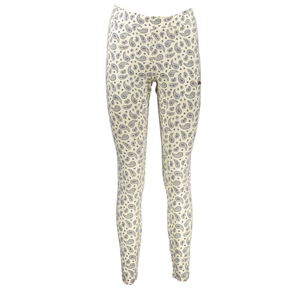 Fila White Cotton Women's Legging | Regal Royce