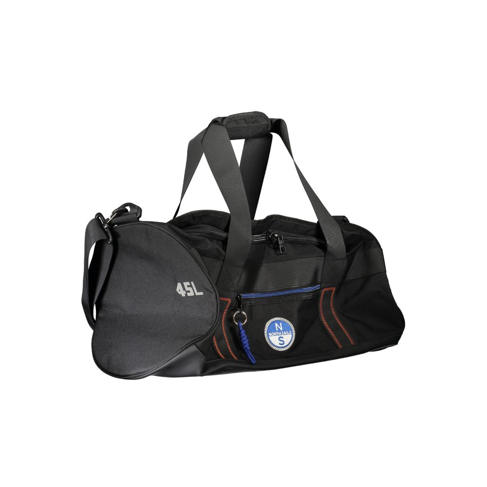 North Sails Black Polyester Men's Duffle Bag | Regal Royce
