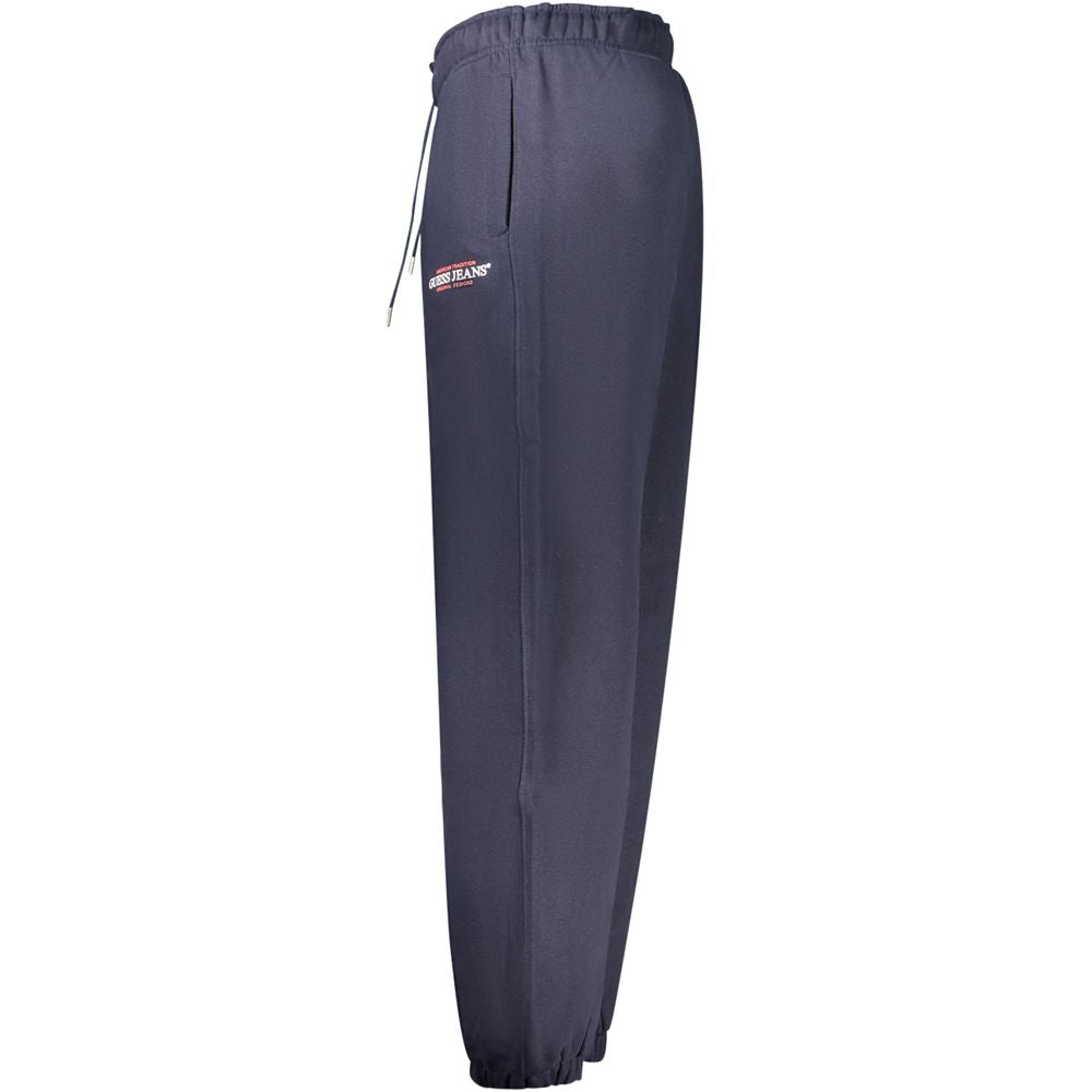 Guess Jeans Blue Cotton Men's Track Pant | Regal Royce