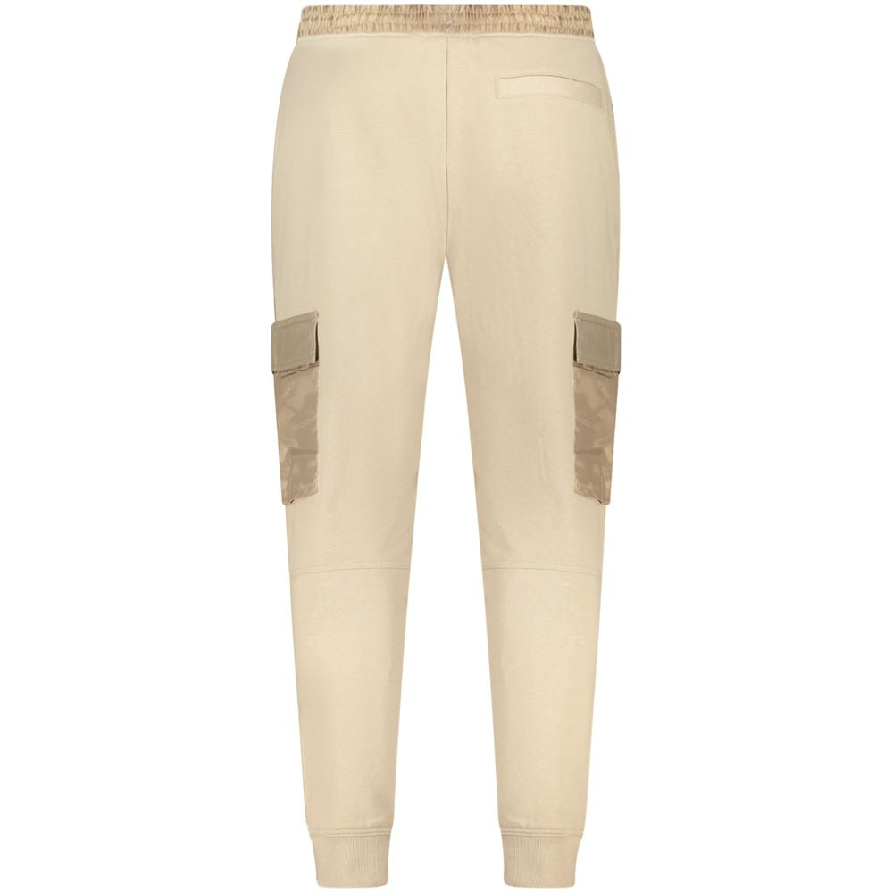 Hugo Boss Beige Cotton Men's Jogger Trouser | Regal Royce