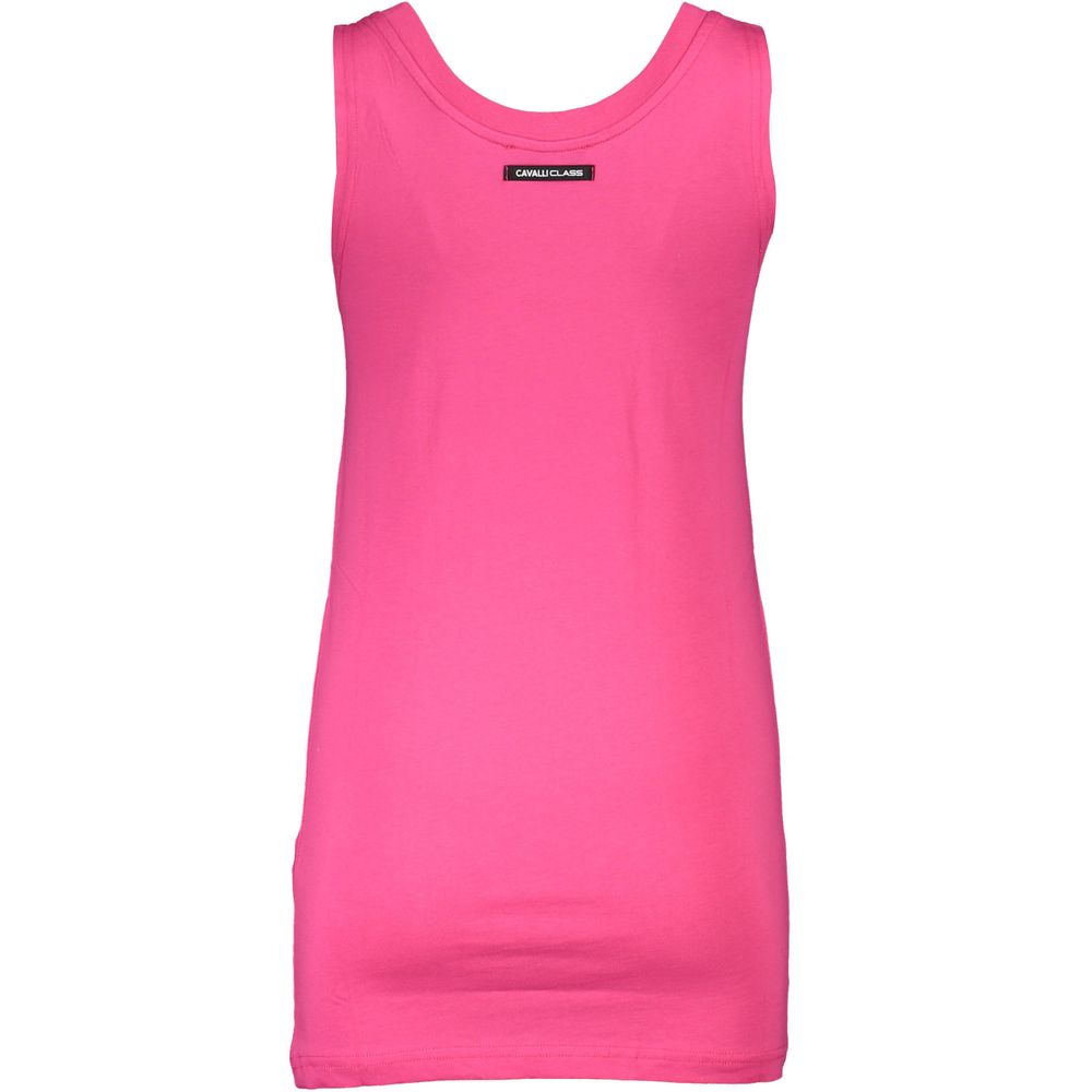 Cavalli Class Rosa Cotton Women Tank Top | Regal Royce