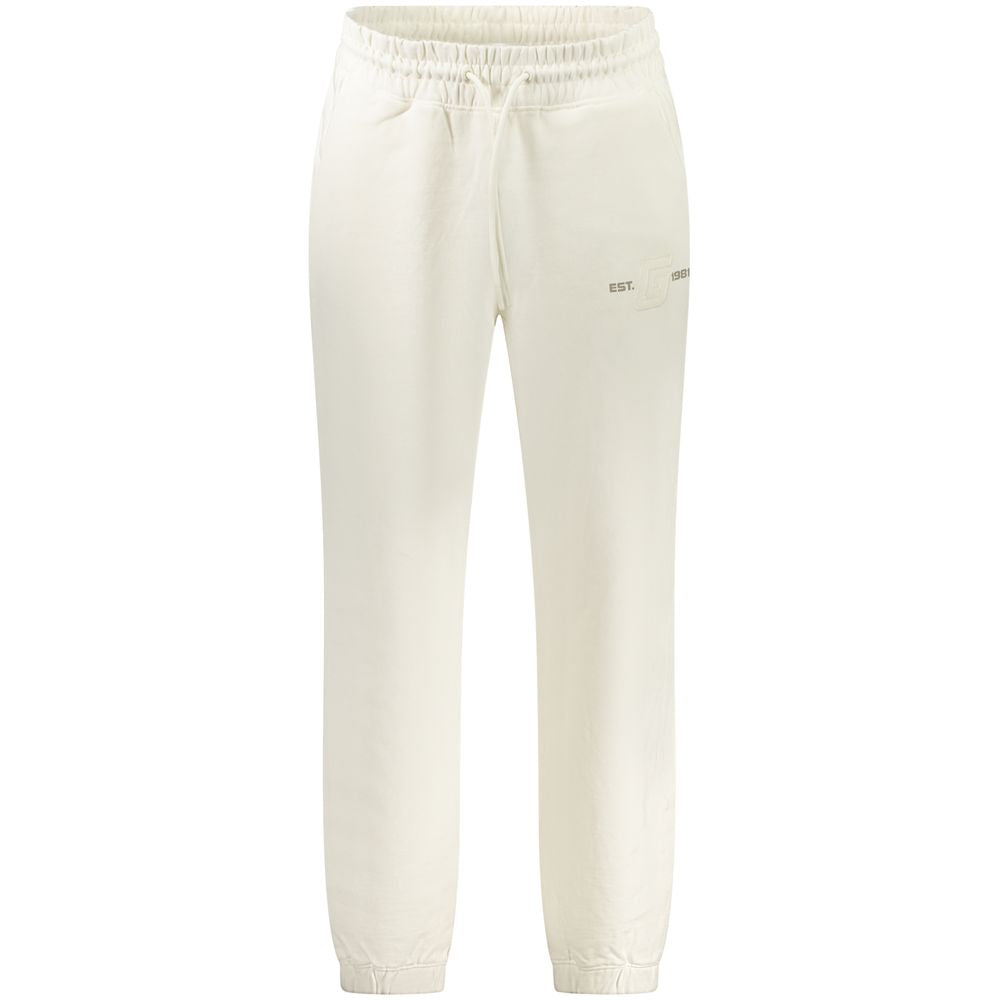 Guess Jeans Bianco Cotton Men's Trousers | Regal Royce