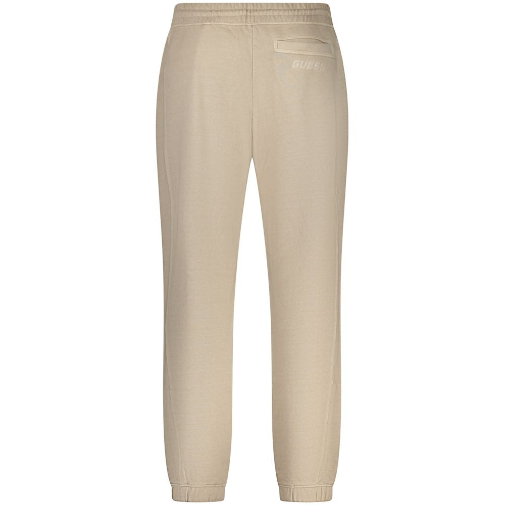 Guess Jeans Beige Cotton Men's Sweatpants | Regal Royce