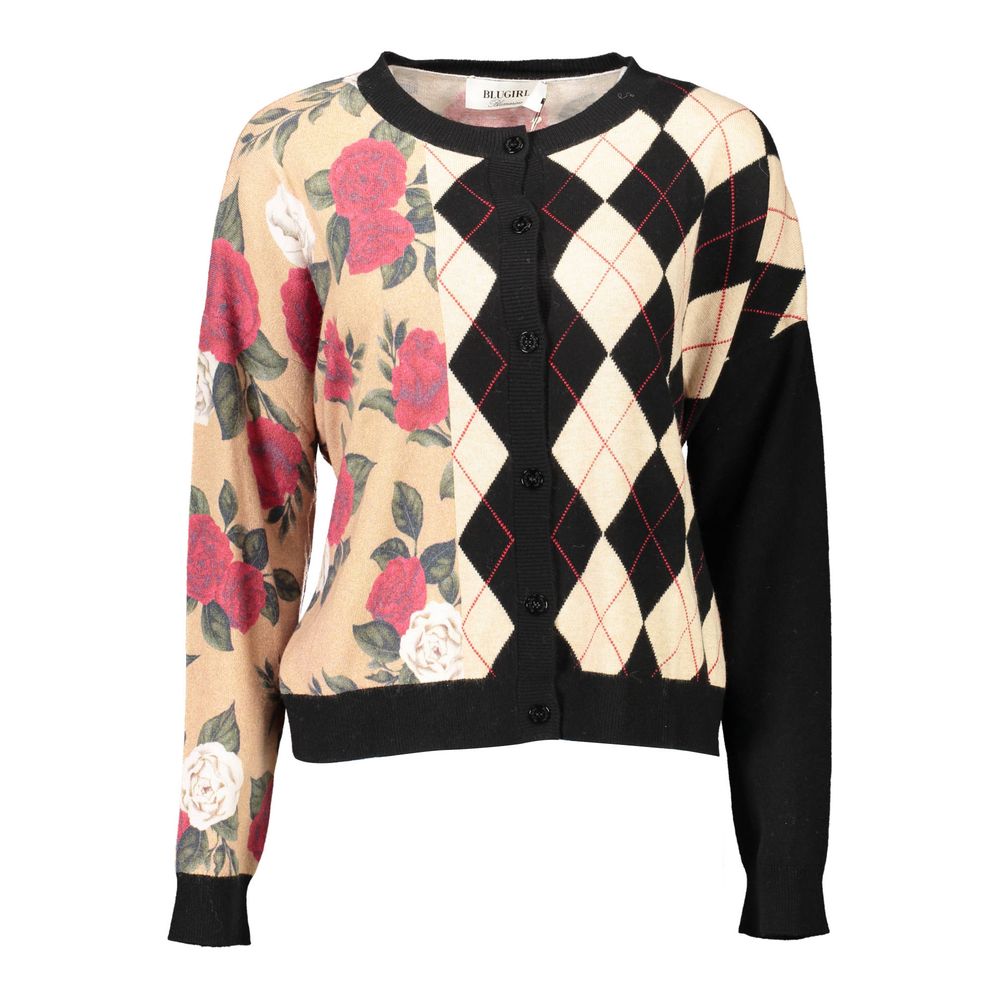 Blugirl Beige Viscose Women Cardigan | Regal Royce