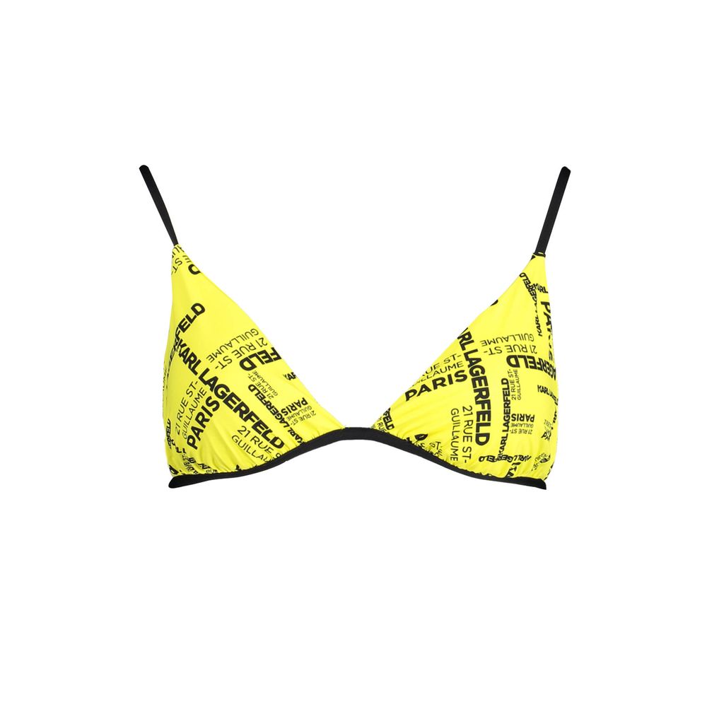 Karl Lagerfeld Yellow Polyamide Women Swimsuit | Regal Royce