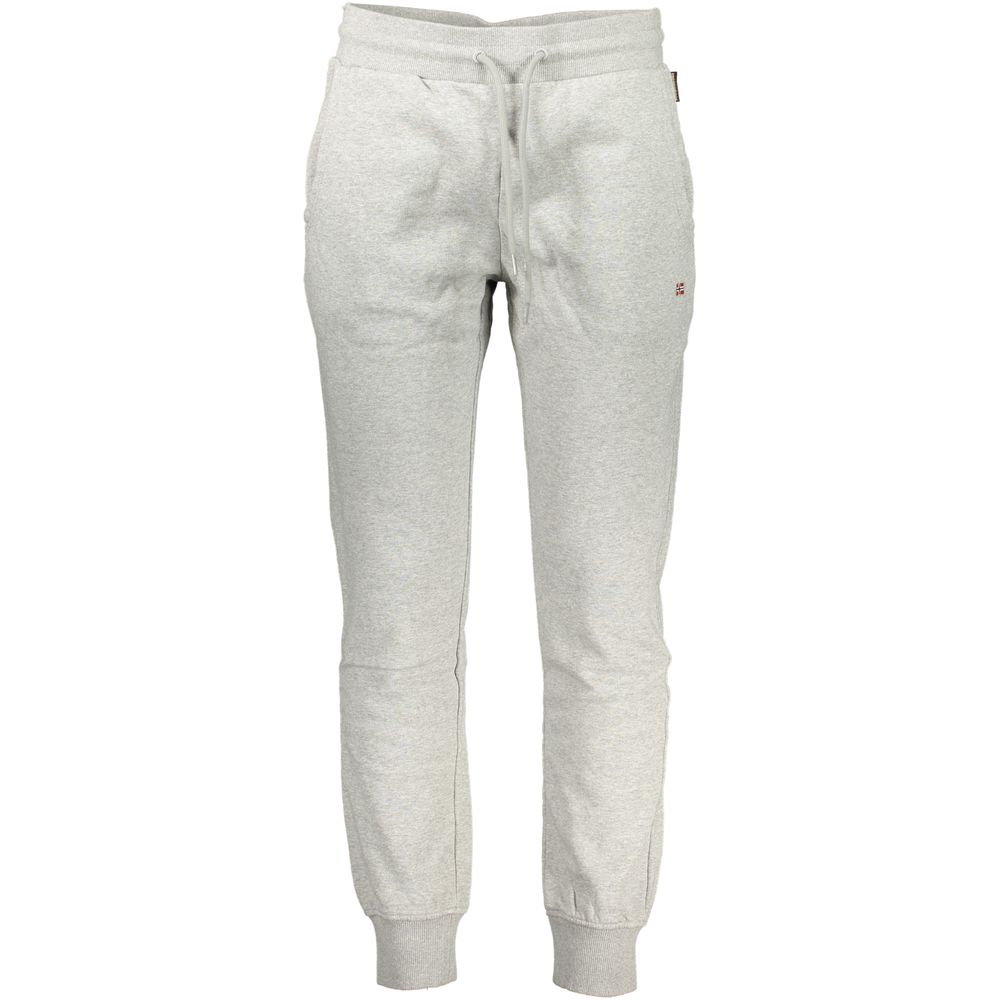 Napapijri Gray Cotton Men's Sweatpants | Regal Royce