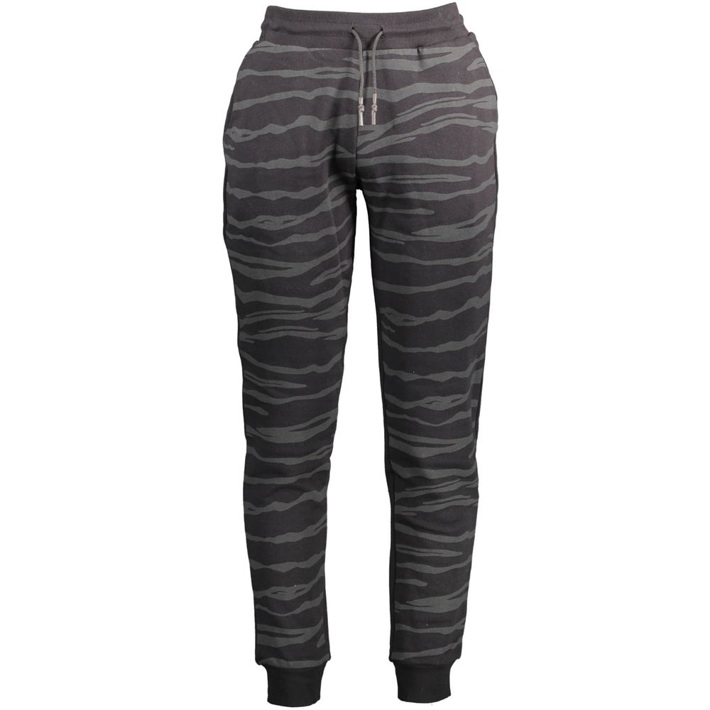 Cavalli Class Black Cotton Men's Sweatpants | Regal Royce