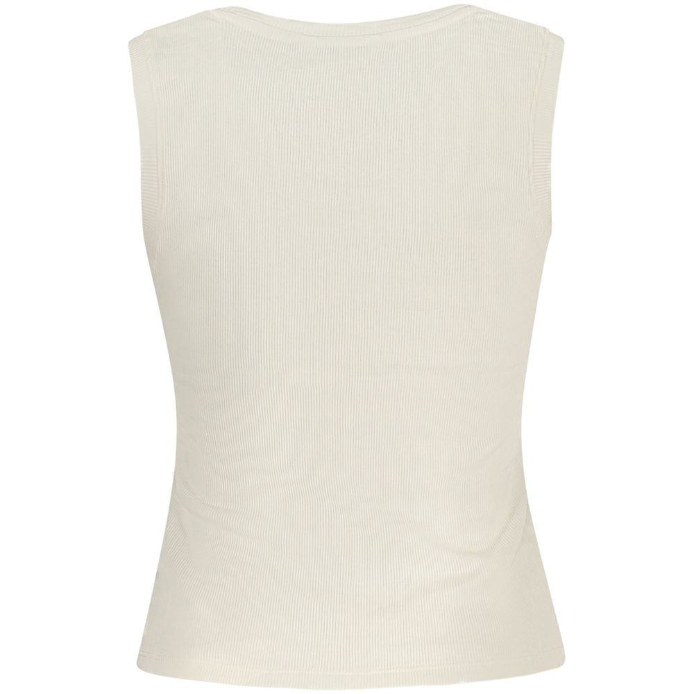 Tommy Hilfiger Beige Cotton Women Tank Top | Regal Royce