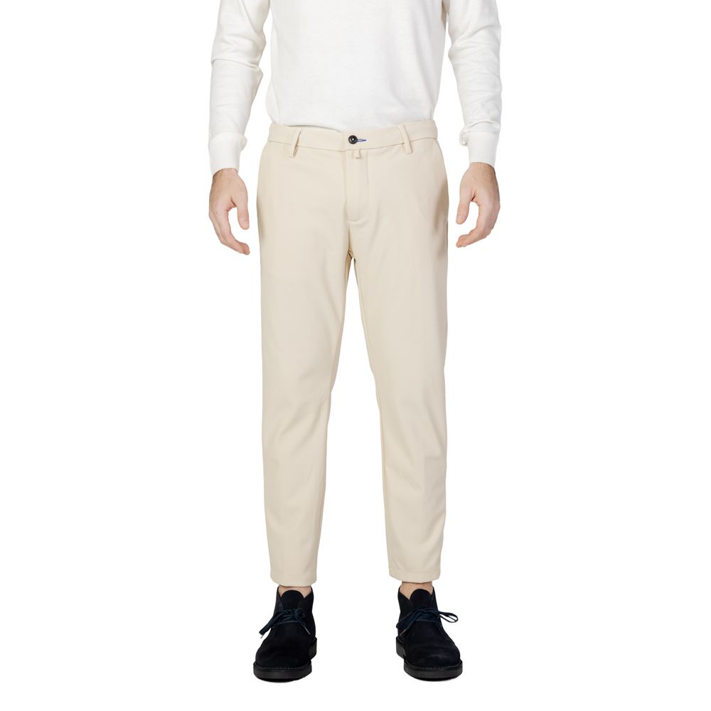 Borghese Beige Nylon Casual Pants | Regal Royce