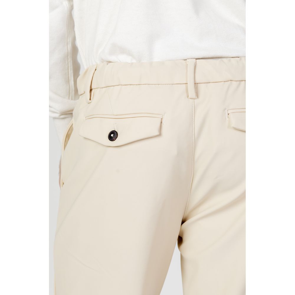 Borghese Beige Nylon Casual Pants | Regal Royce