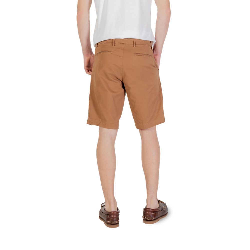 Borghese Beige Cotton Bermuda Shorts | Regal Royce