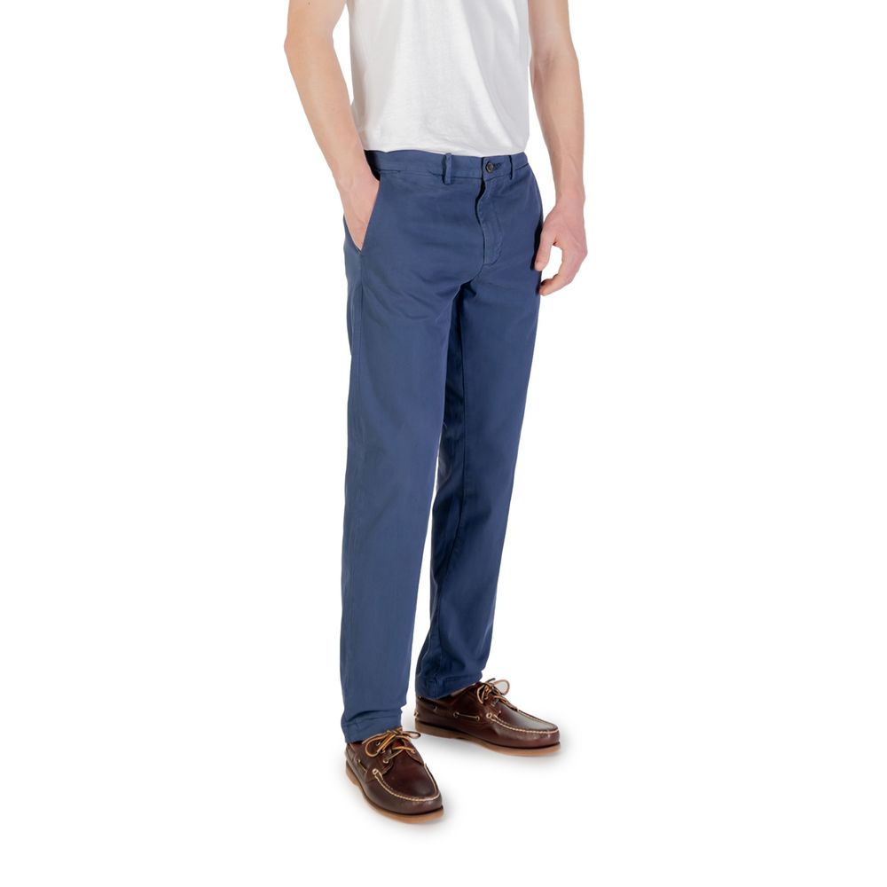 Borghese Blue Cotton Skinny Pants | Regal Royce