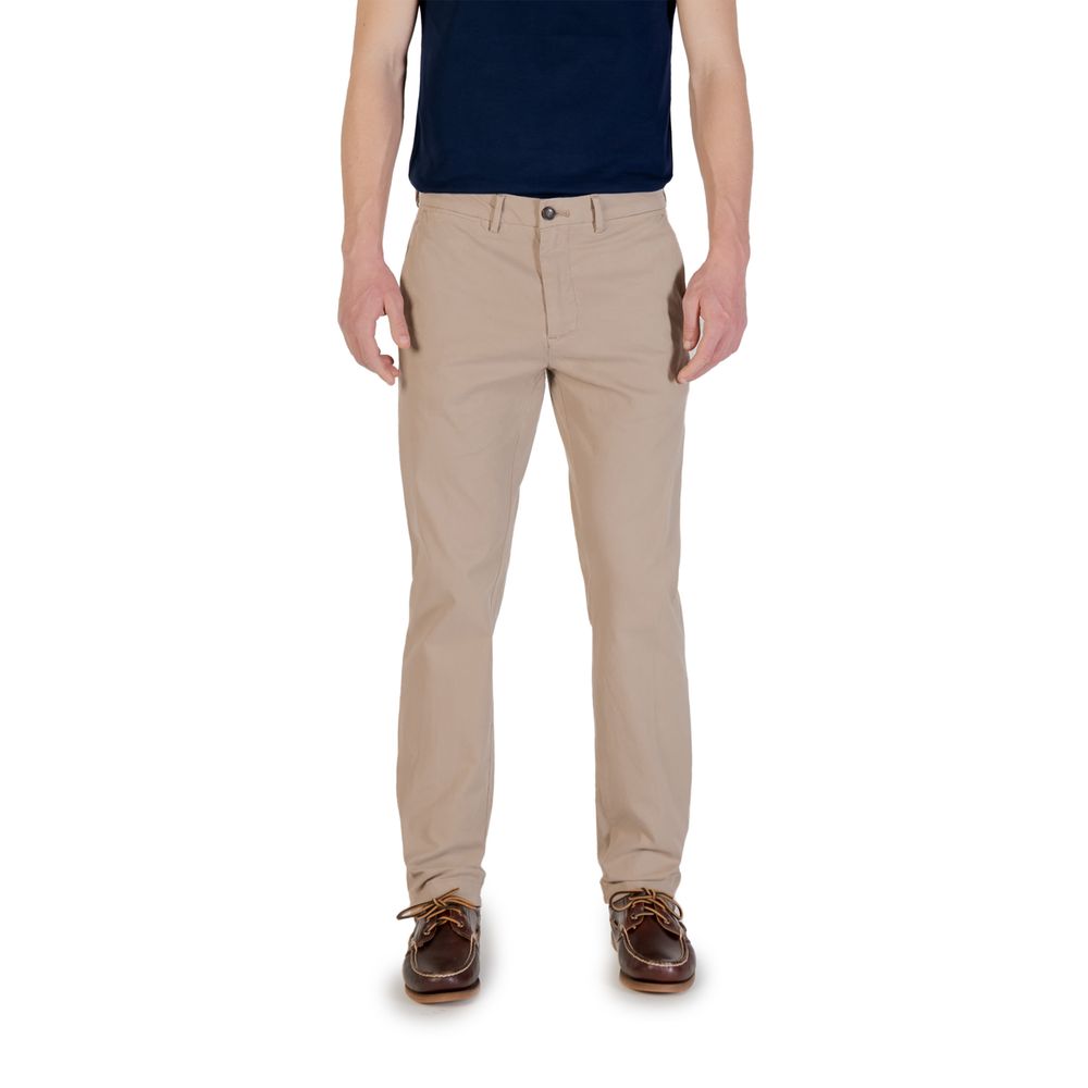 Borghese Beige Cotton Skinny Pants | Regal Royce
