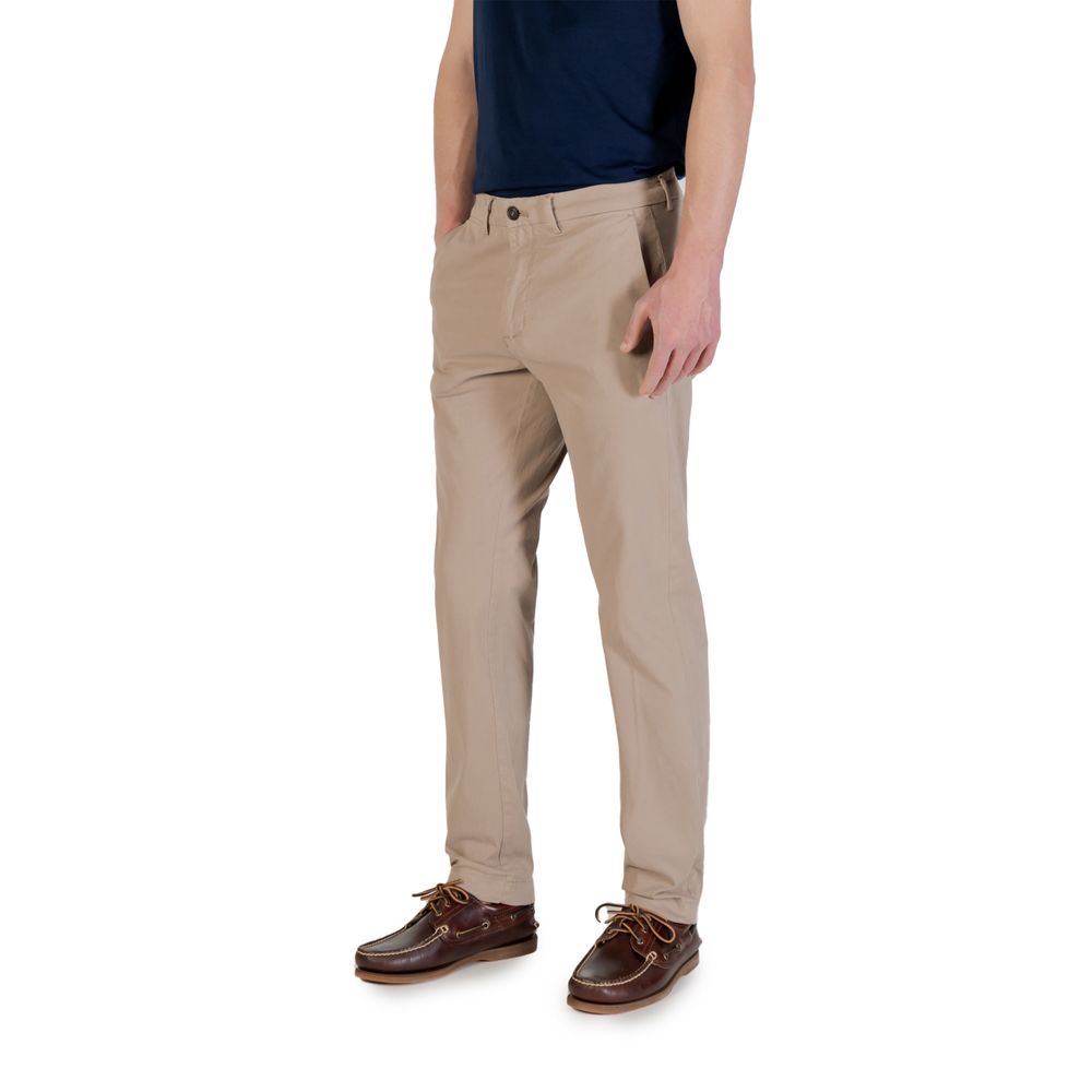 Borghese Beige Cotton Skinny Pants | Regal Royce