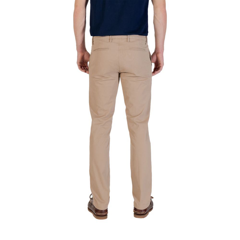 Borghese Beige Cotton Skinny Pants | Regal Royce