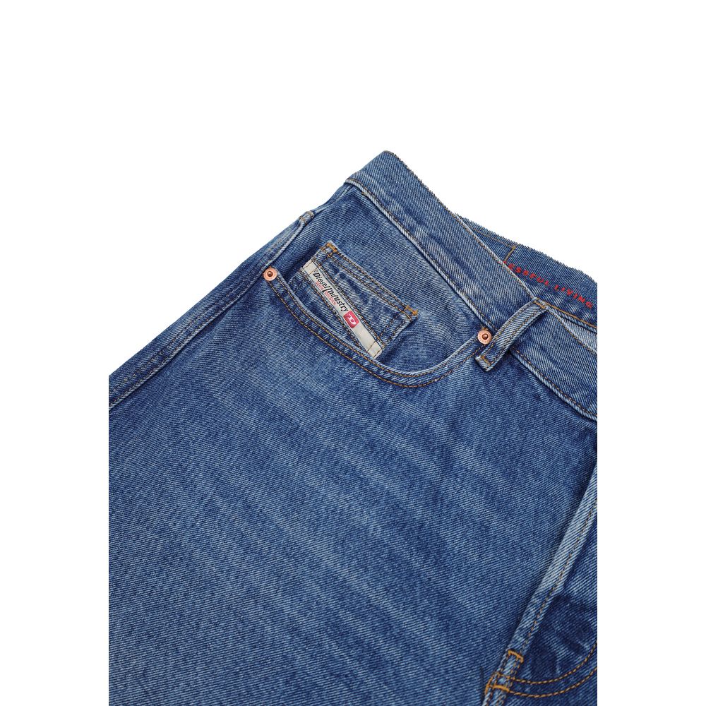 Diesel Blue Cotton Relaxed Fit Jeans | Regal Royce