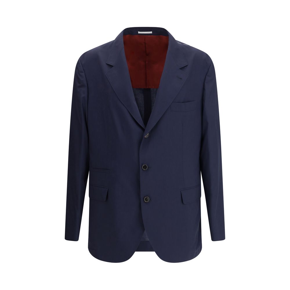Brunello Cucinelli Blue Wool Blazer | Regal Royce