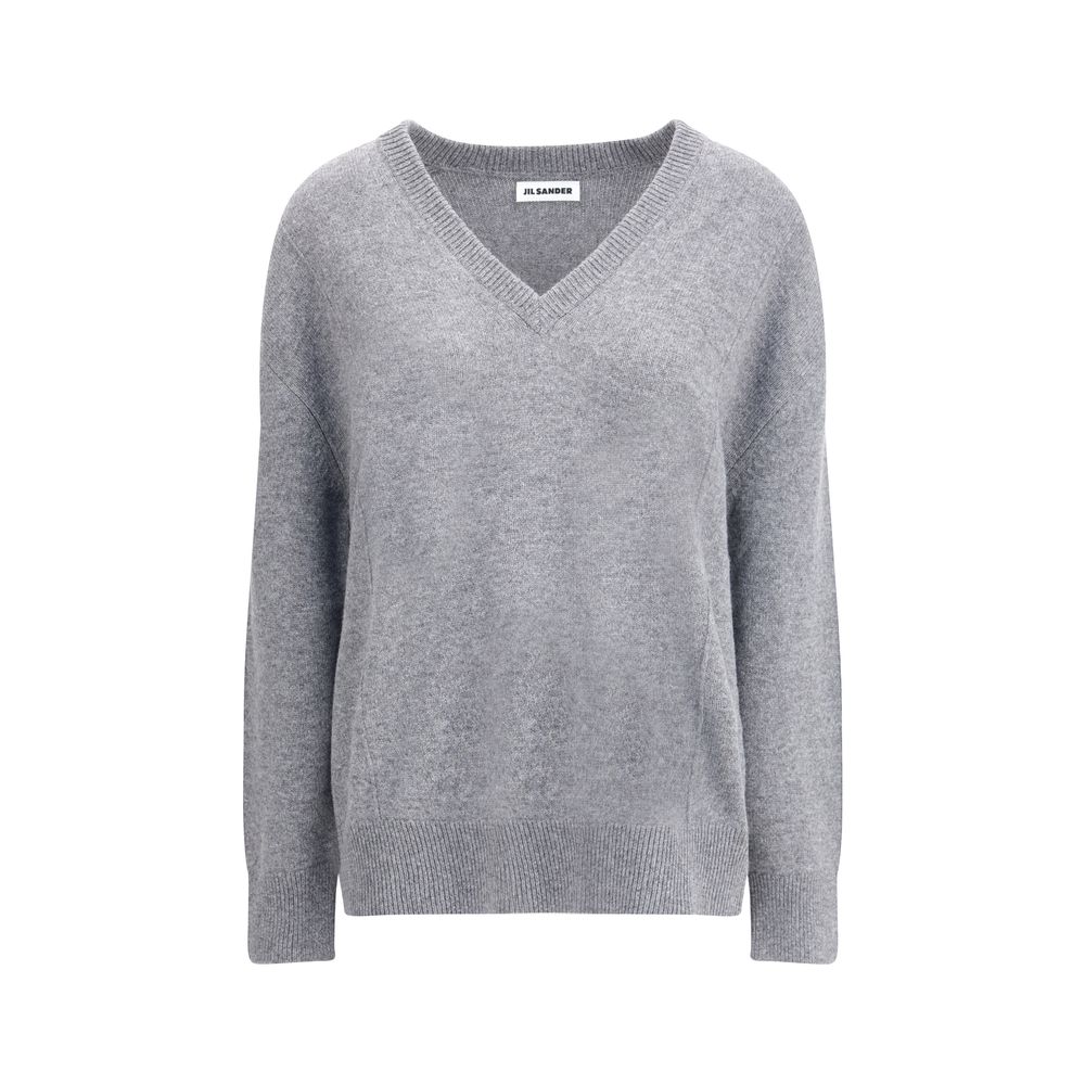 Jil Sander Gray Wool Sweatshirt | Regal Royce