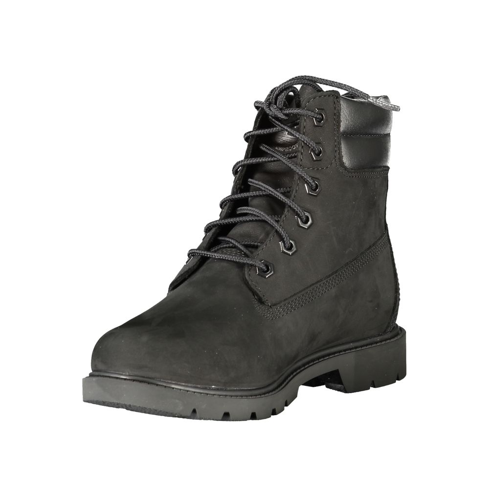 Timberland Black Leather Women Ankle Boot | Regal Royce