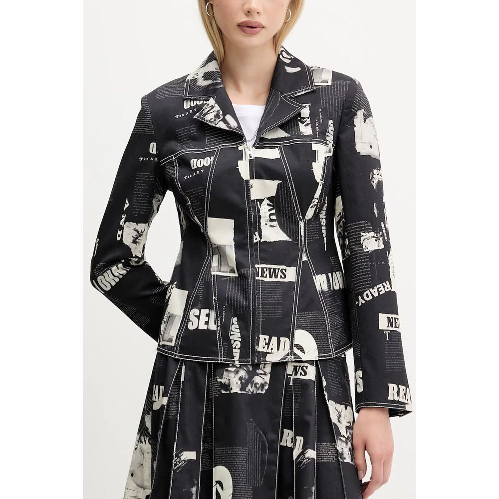 Desigual Black Cotton Women's Jacket | Regal Royce