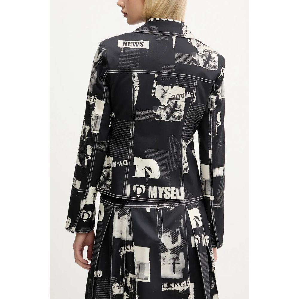 Desigual Black Cotton Women's Jacket | Regal Royce