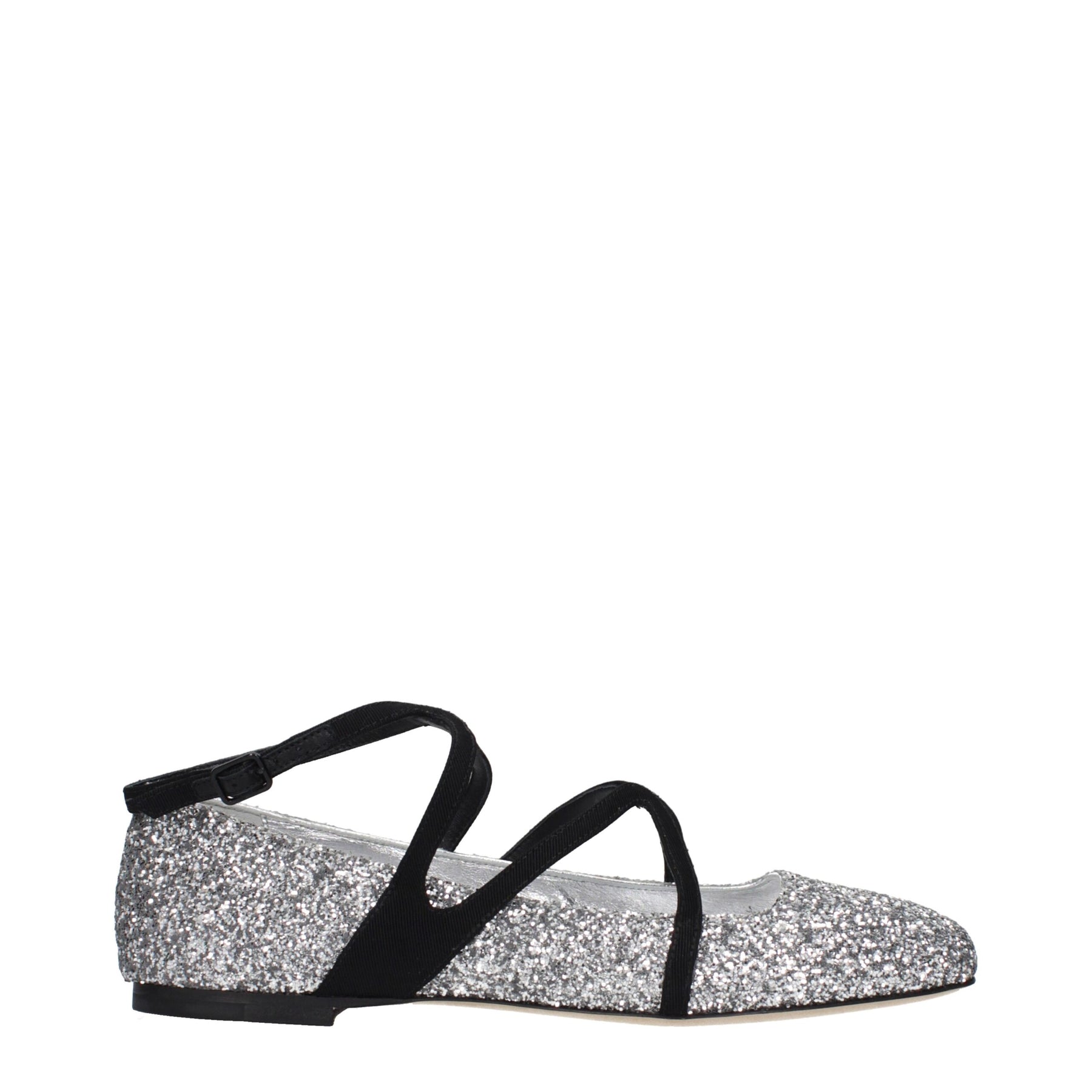 Jimmy Choo Gray Plastic Ballet Flats | Regal Royce
