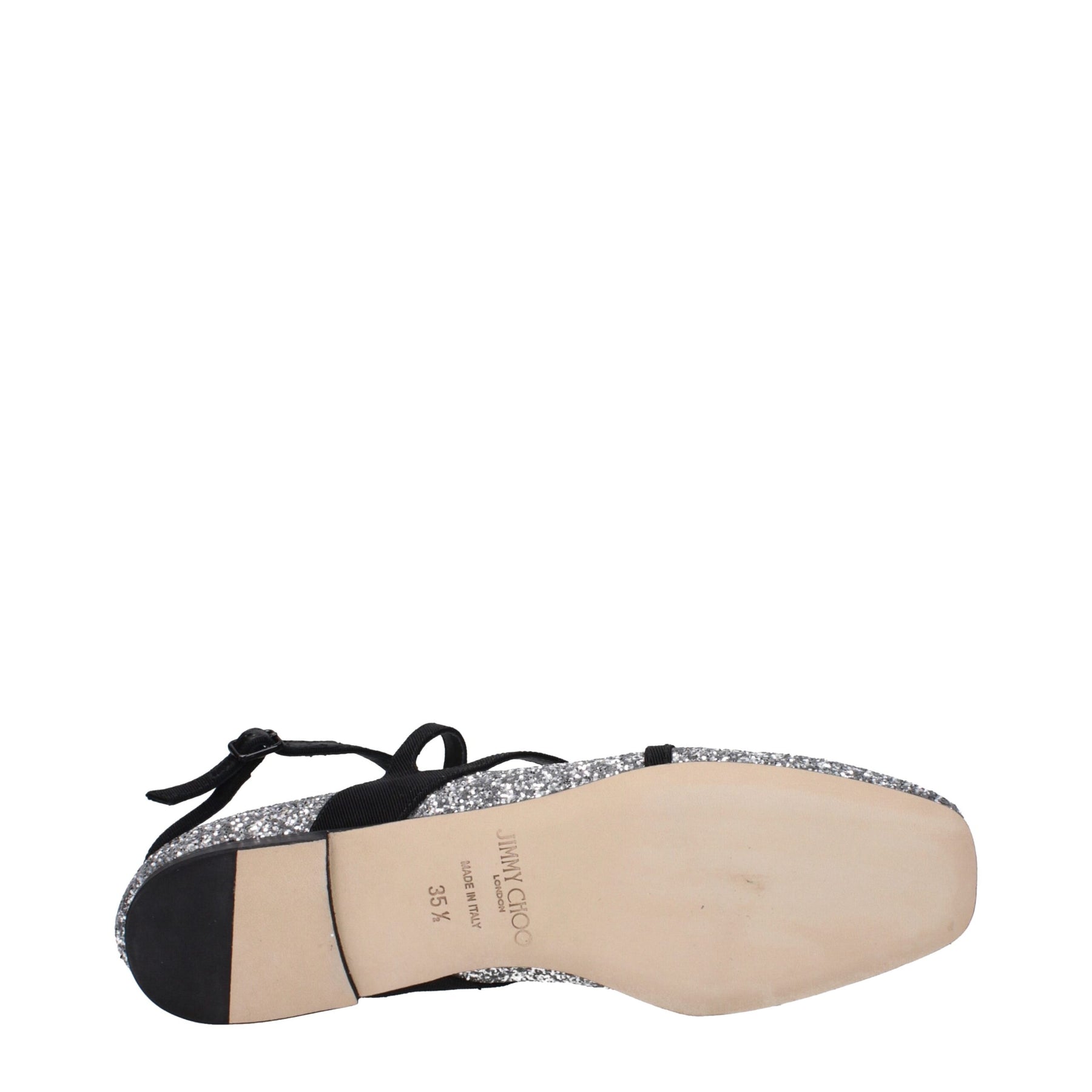 Jimmy Choo Gray Plastic Ballet Flats | Regal Royce