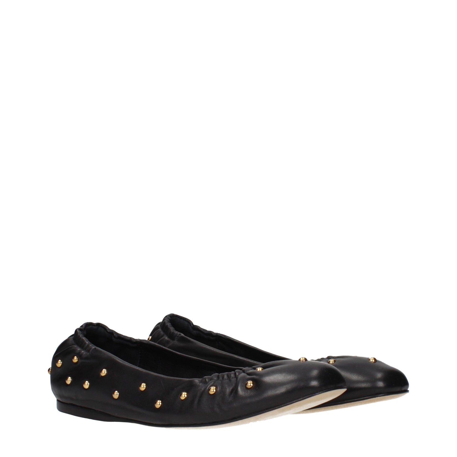 Chloé Black Leather Ballet Flats | Regal Royce