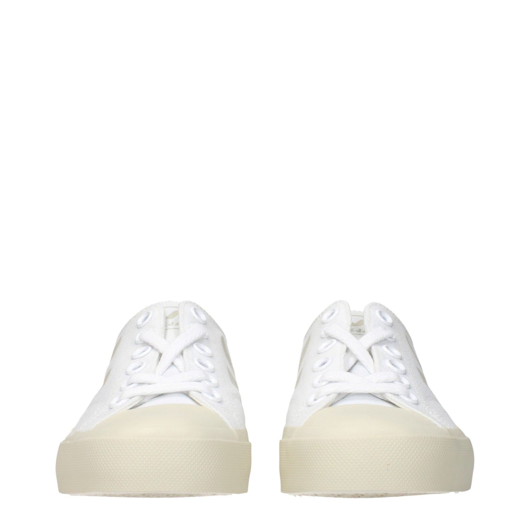 Veja White Fabric Low Top Sneakers | Regal Royce