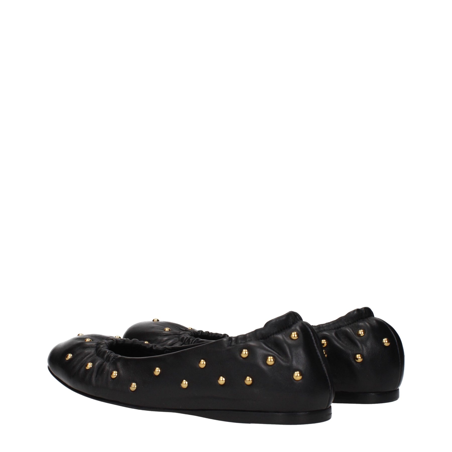 Chloé Black Leather Ballet Flats | Regal Royce