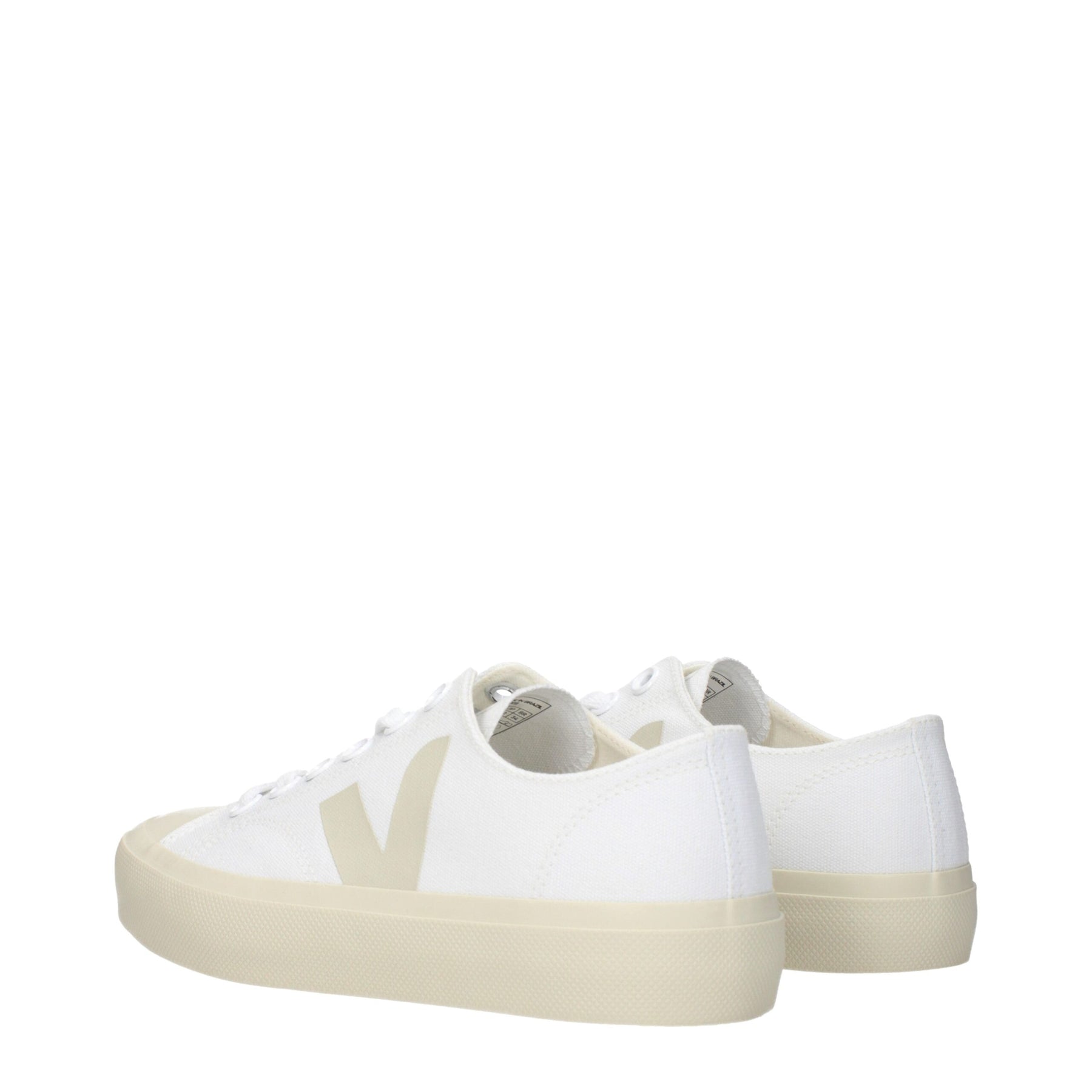 Veja White Fabric Low Top Sneakers | Regal Royce