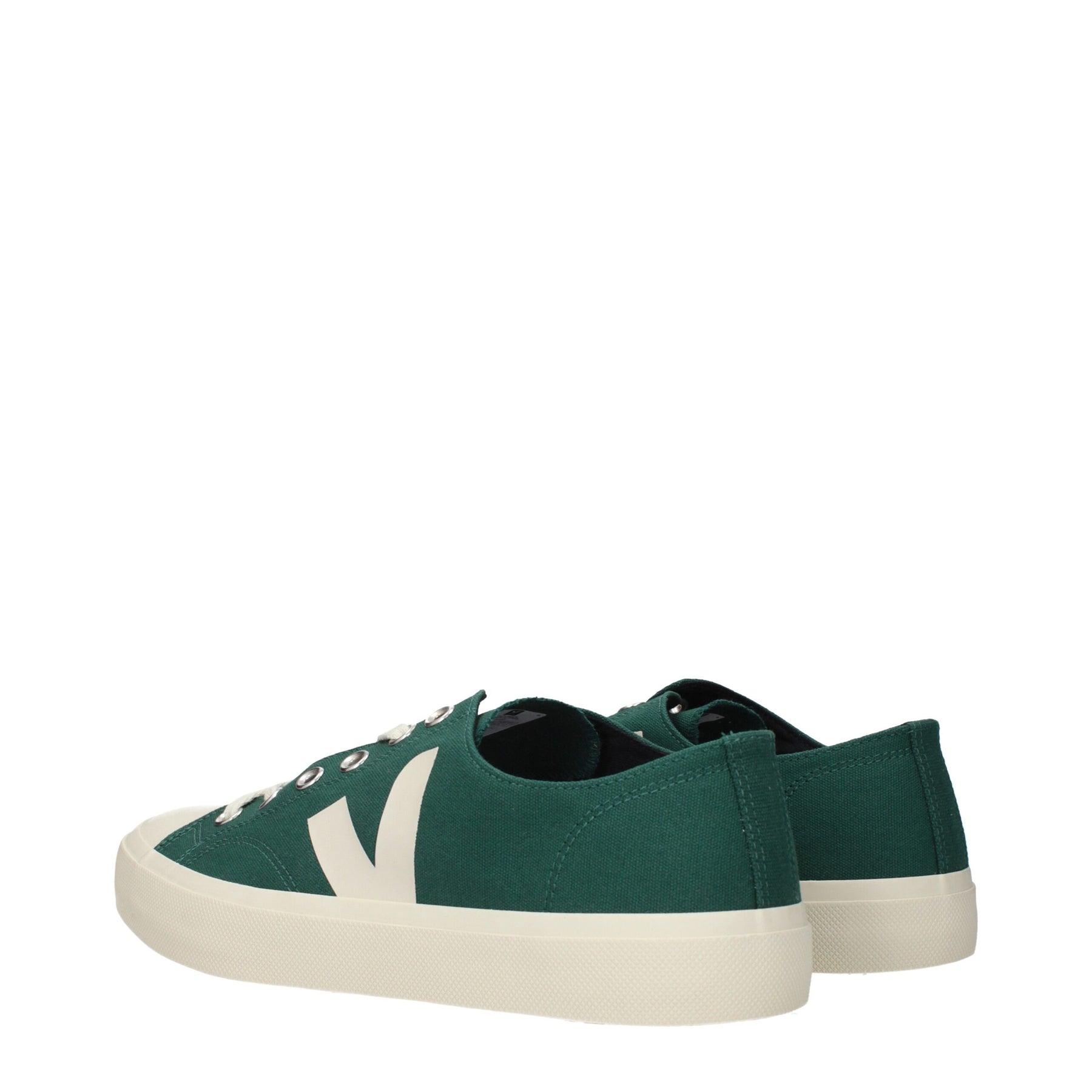 Veja Green Fabric Low Top Sneakers | Regal Royce