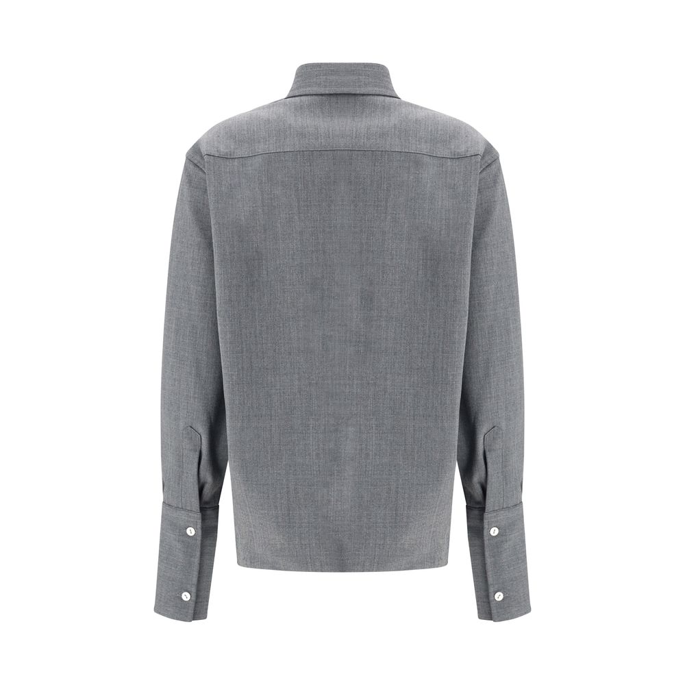 The Latest Gray Denim Shirt