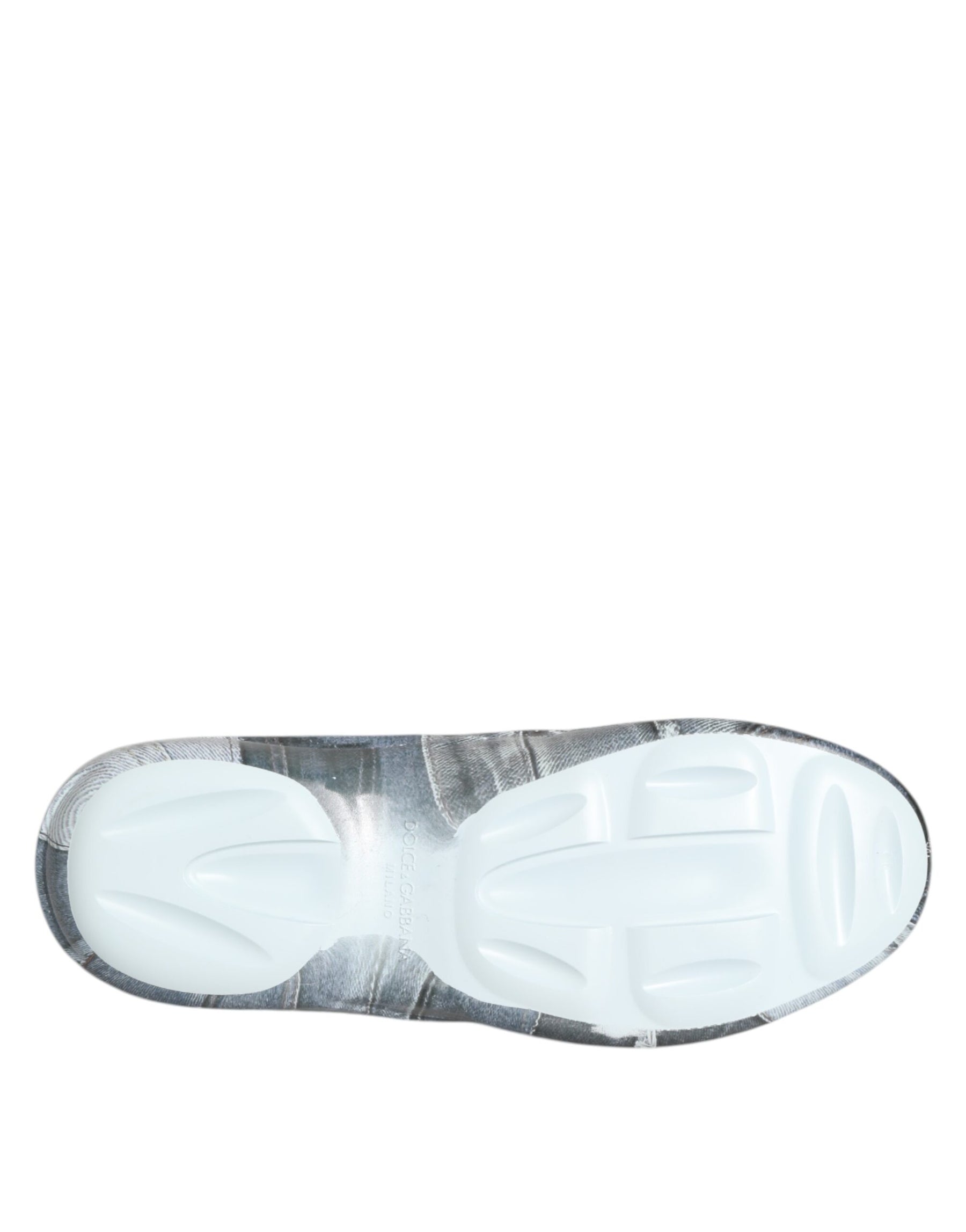 Dolce & Gabbana Multicolor Rubber Men Low Top Sneakers Shoes | Regal Royce