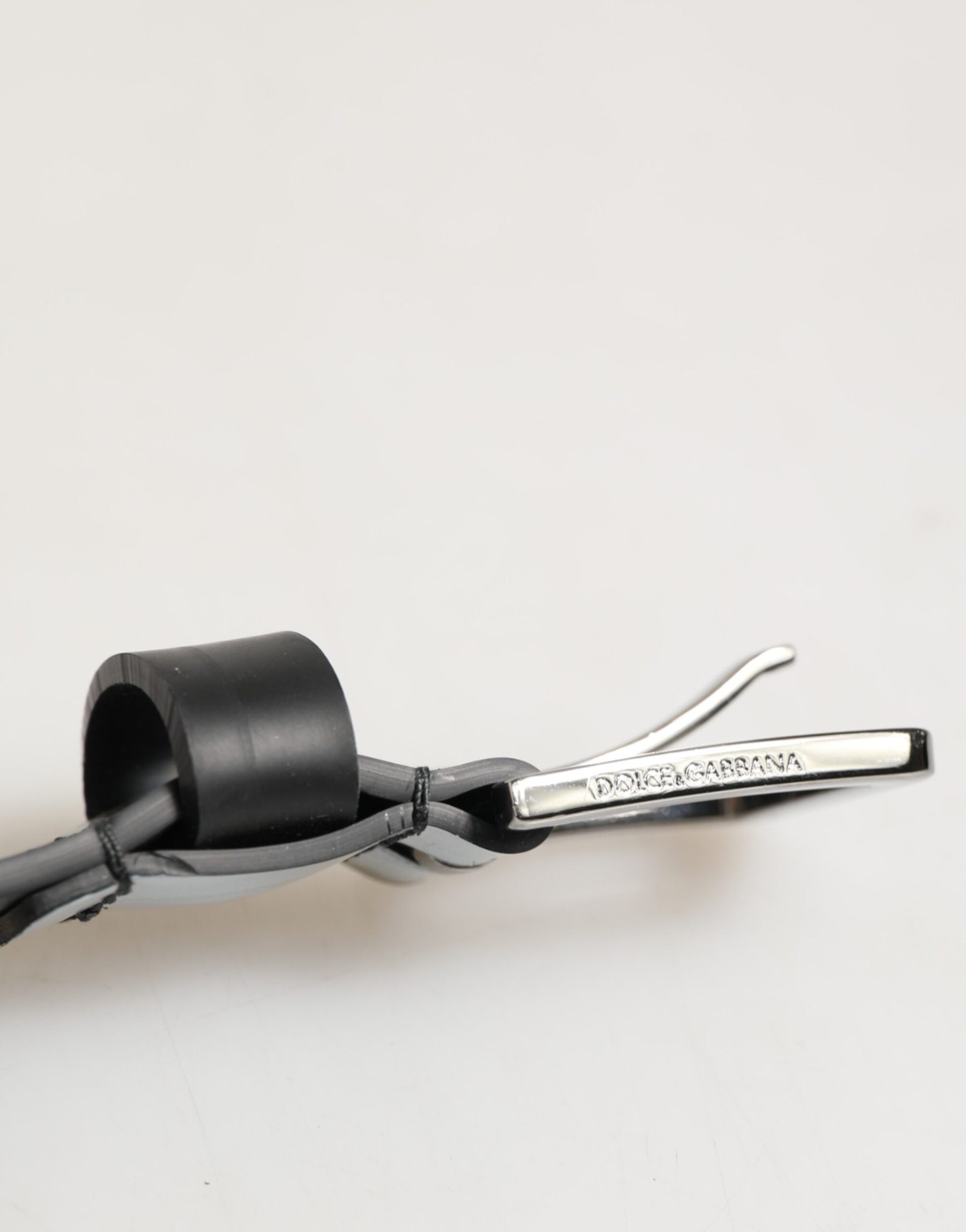 Dolce & Gabbana Multicolor PVC Floral Silver Buckle Men Belt | Regal Royce