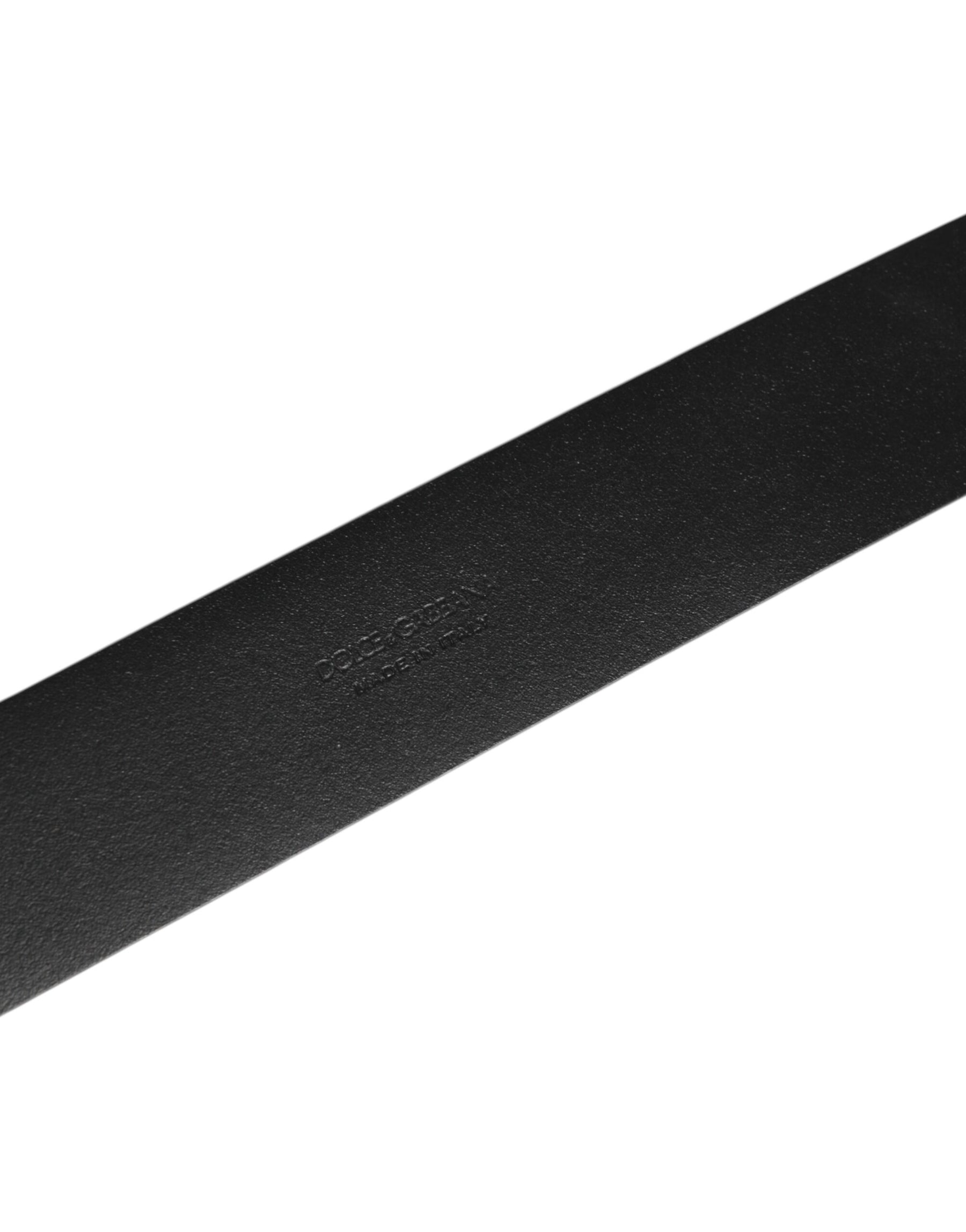 Dolce & Gabbana Brown Leather Side Rings Brass Buckle Belt | Regal Royce