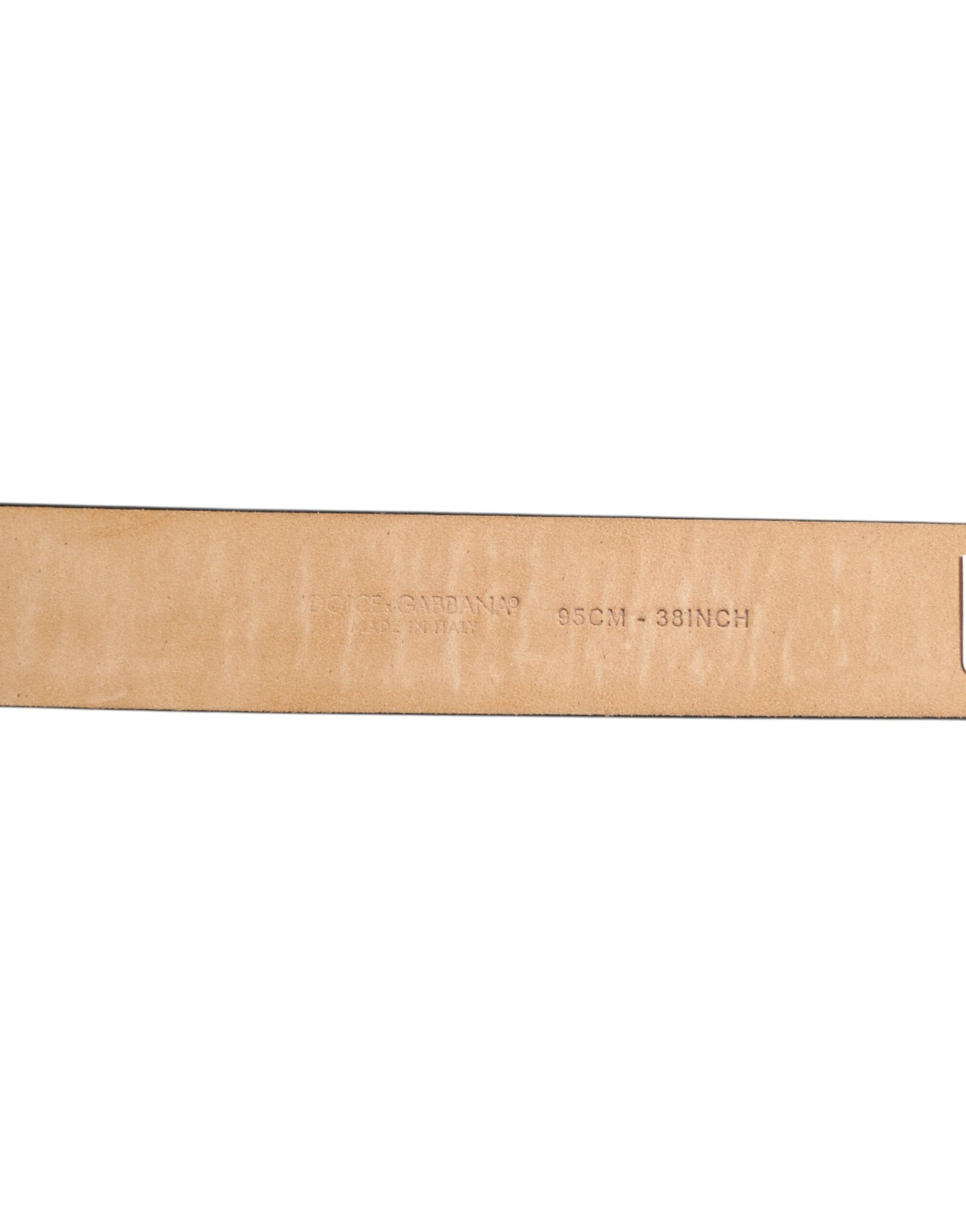 Dolce & Gabbana Black Classic Leather Silver-Tone Buckle Belt | Regal Royce