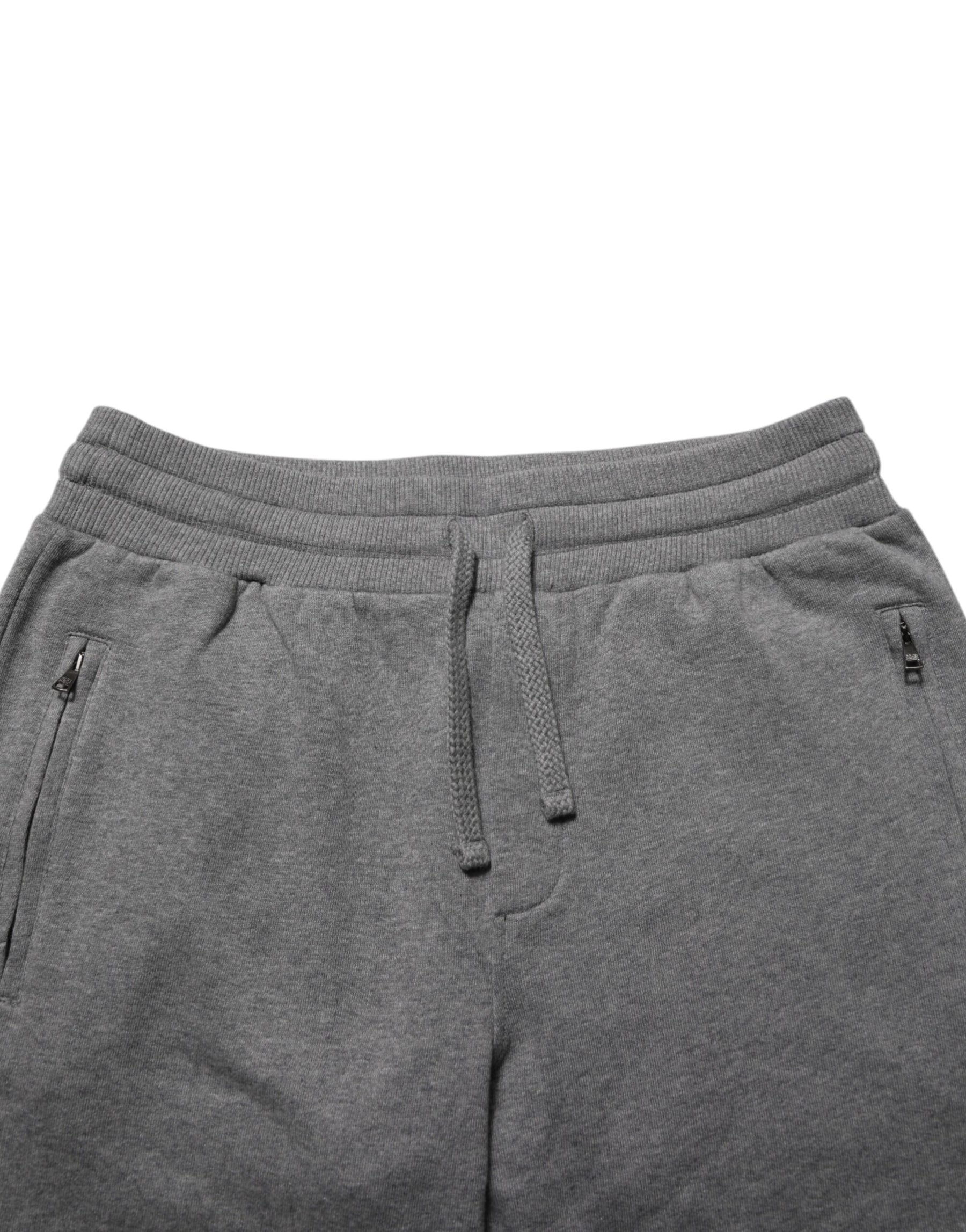 Dolce & Gabbana Gray Cotton Jogger Sweatpants Trouser Pants | Regal Royce