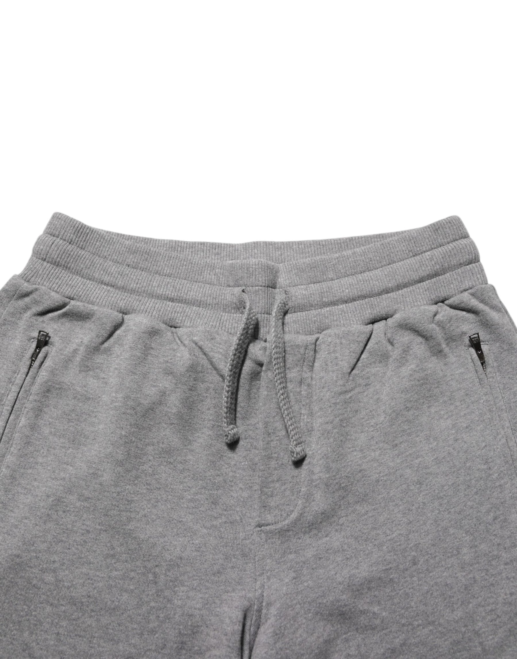 Dolce & Gabbana Cotton Jogger Sweatpants Trouser Gray | Regal Royce