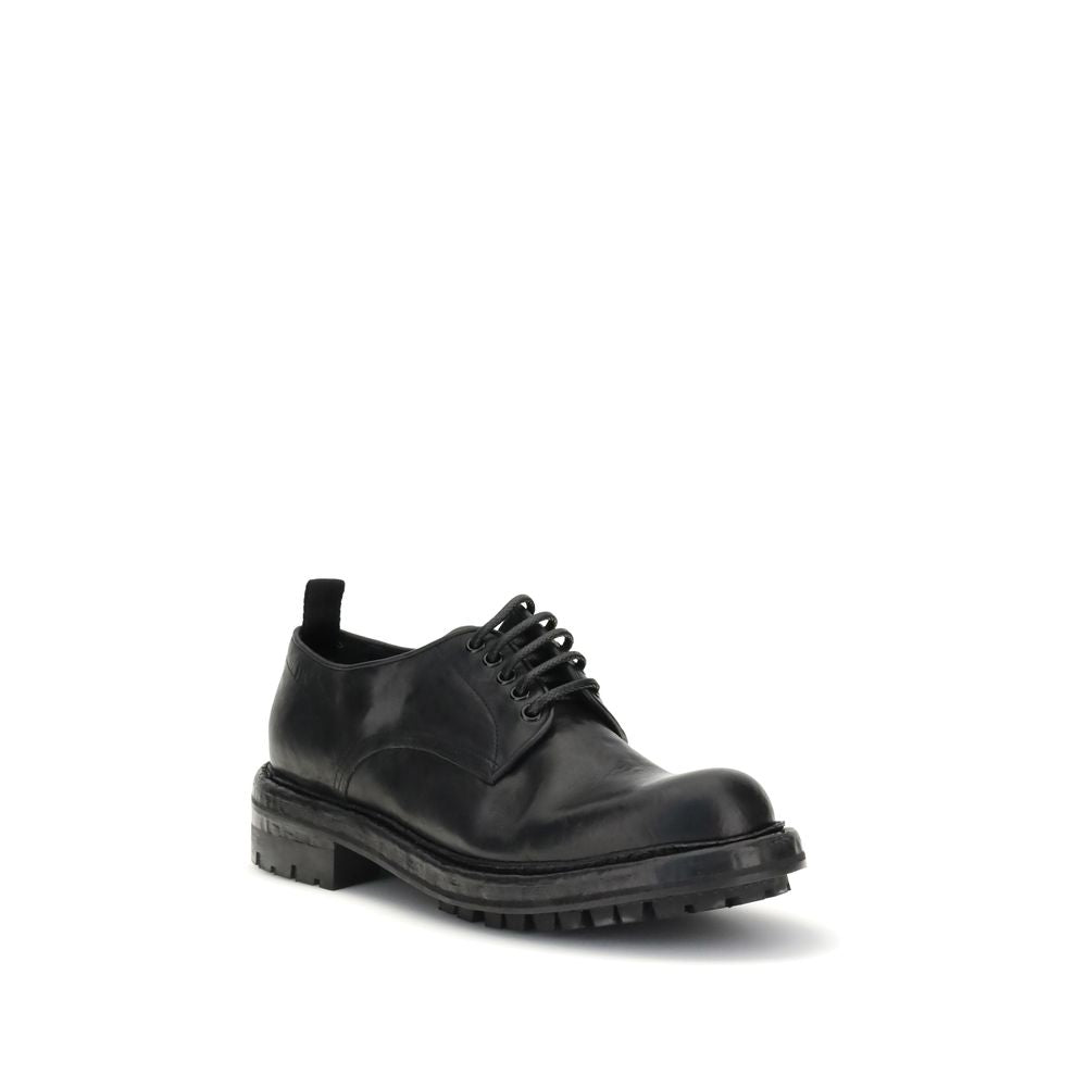 Dolce & Gabbana Black Calf Leather Bos Taurus Oxfords And Derbies | Regal Royce