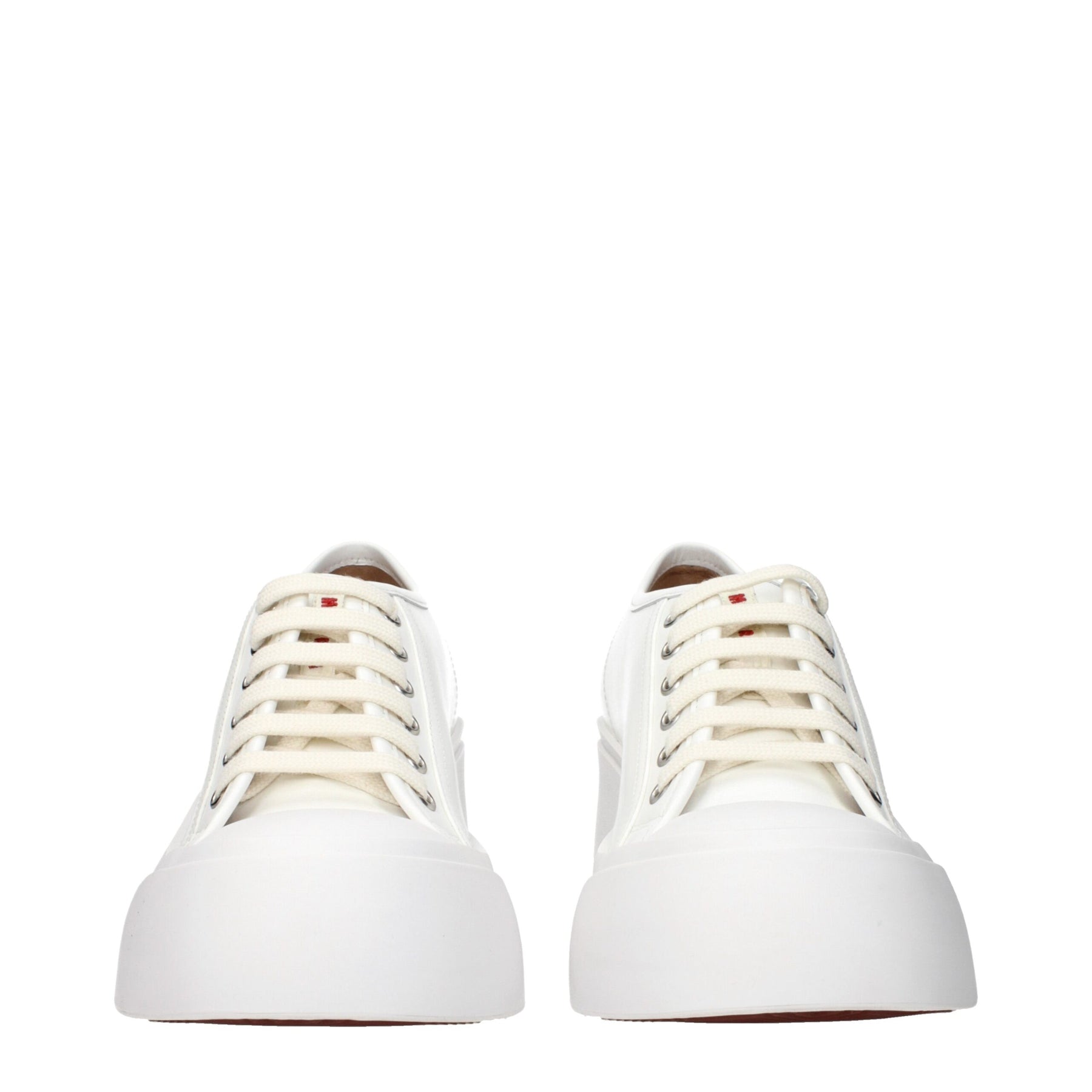 Marni White Leather Platform Sneakers | Regal Royce