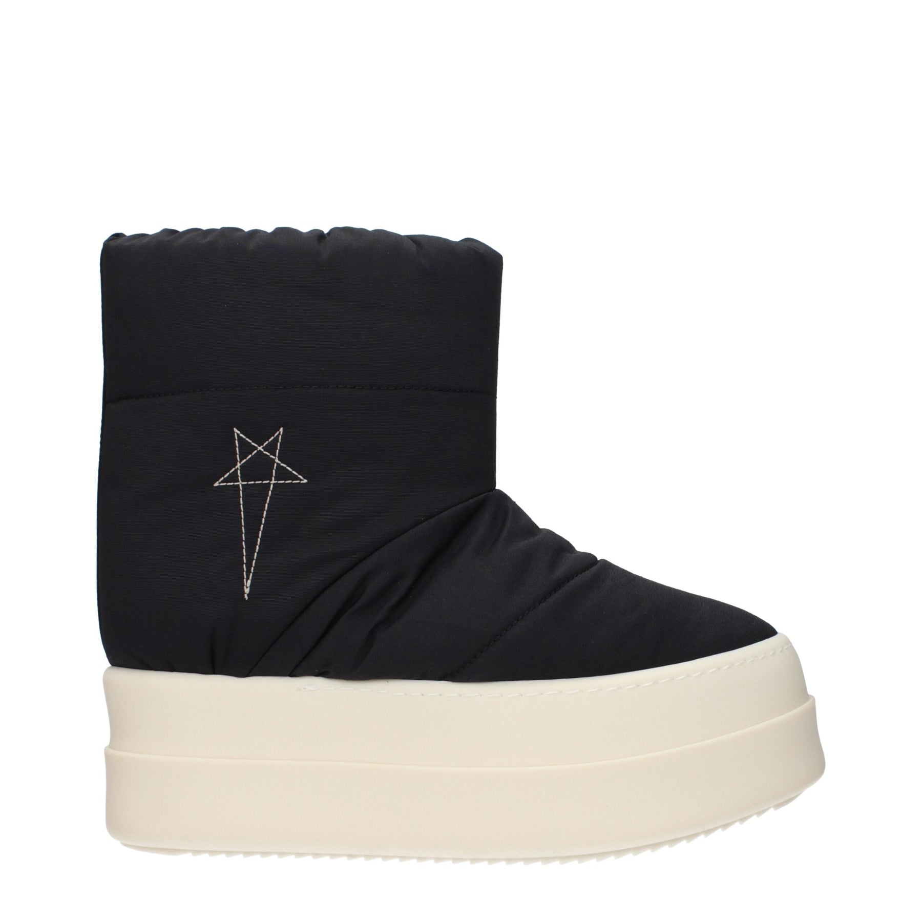 Rick Owens Black Fabric Ankle Boots | Regal Royce
