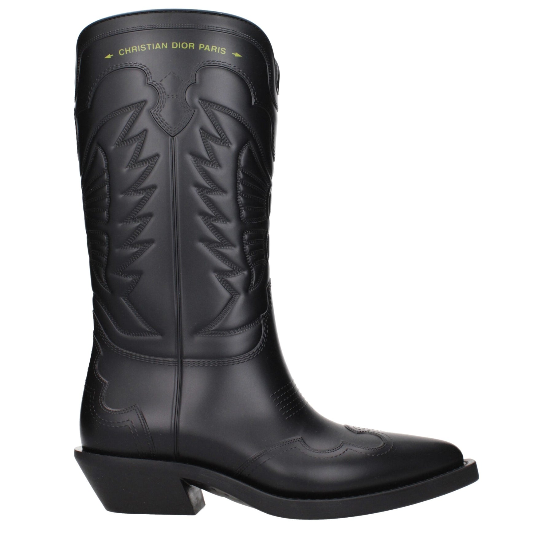 Christian Dior Black Cotton Boots | Regal Royce