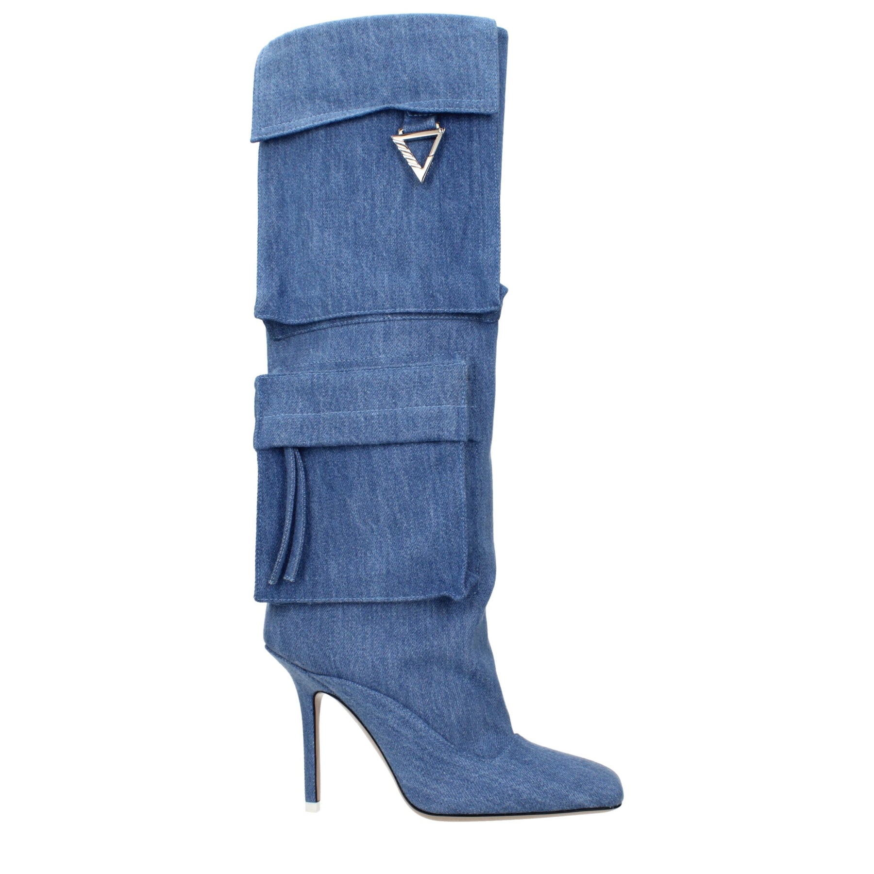 The Attico Light Blue Fabric Boots | Regal Royce