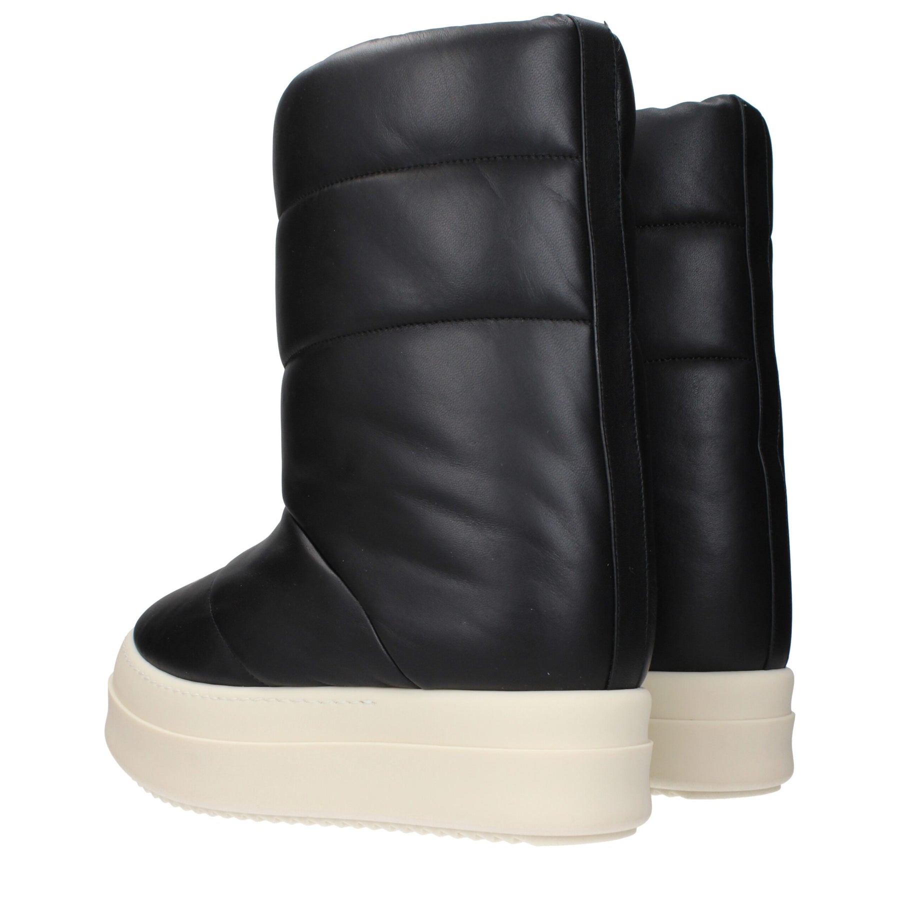 Rick Owens Black Leather Ankle Boots | Regal Royce